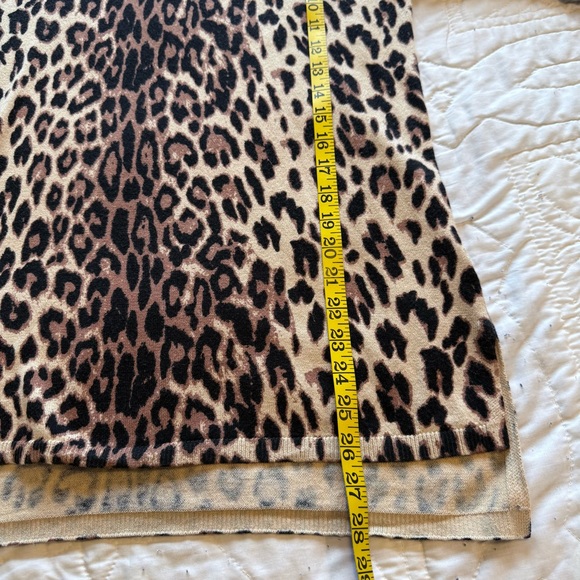 INC International Concepts Animal Leopard Print lightweight sweater sz small - Picture 5 of 8